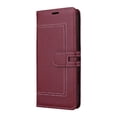 thumbnail image 2 of Étui Portefeuille Premium pour iPhone 16 Pro avec Fentes pour Cartes et Support, Étui à Rabat Rouge, 2 of 7
