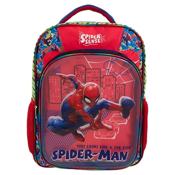 Mochila Escolar Grande Primaria Ruz Marvel Spiderman Hombre Arana 170563 Coleccion Sense Walmart en linea