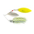 thumbnail image 1 of Nichols Lures Pulsator Metal Flake Double Willow Spinnerbait, Bombshell Shad, 3/8-Ounce, 1 of 3