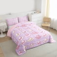 thumbnail image 5 of jejeloiu Chic Cowgirl Hat Bedding Comforter Set,Western Cowgirl Twin Comforter Sets,Kawaii Pink Bowknot Bedding Set For Girl Kids,Luxury Bedroom Decor Reversible,2pcs, 5 of 8
