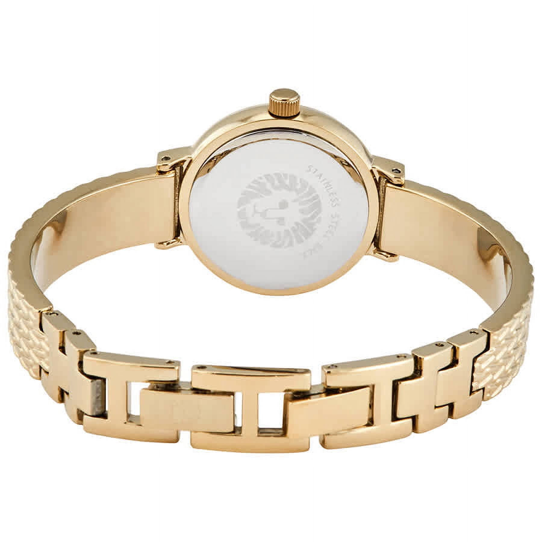 Anne Klein Mother of Pearl Dial Ladies Watch- Bangle Set AK