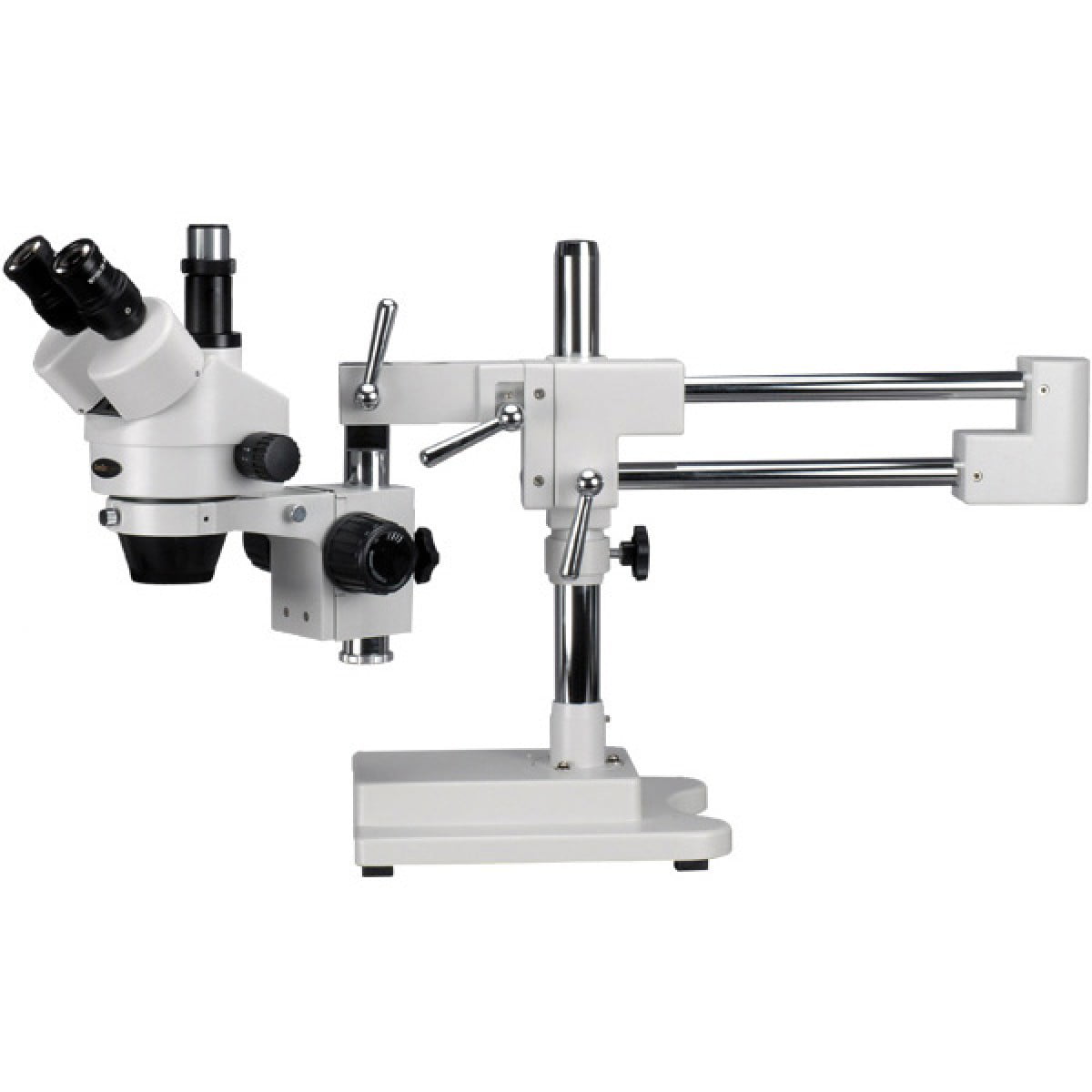 Trinocular 5X-10X-15X-30X 3MP Digital Stereo Boom Microscope+56 LED Ring Light 
