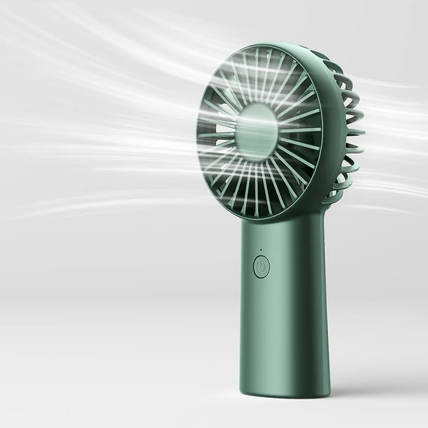 vert ventilateur Main 4000mah Mini Ventilateur Portatif Ventilateur De Poche Personnel Recargable Par Usb max 16h Temps De Travail Avec 3 V Bodega Aurrera en linea