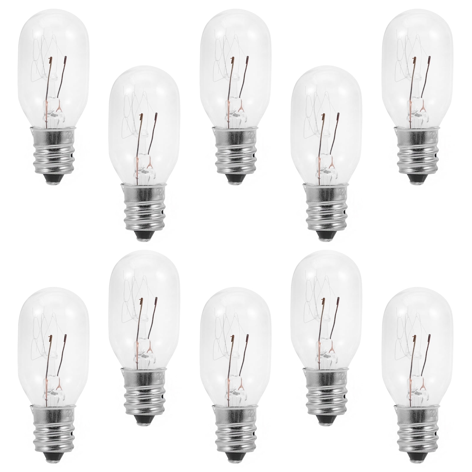 10pcs Wax Warmer Bulb Fragrance Wax Diffuser Lamp Globe E17 15W Light