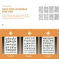 thumbnail image 5 of 40 Pcs English Letter Stencils Number Templates Alphabet Stencils Symbol Numbers Stencils, 5 of 8