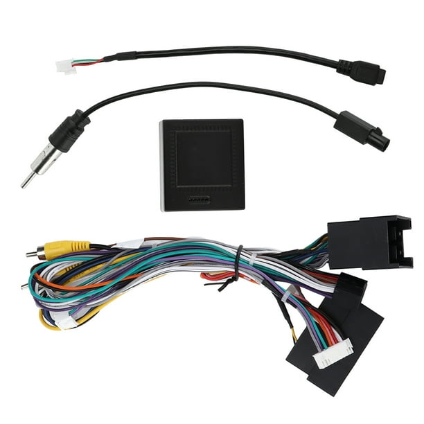 Conector de arnés de cable, 3 piezas, cableado de audio para automóvil, conector de arnés de audio, adaptador de arnés de audio, respuesta rápida