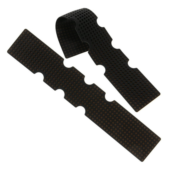 USHOBE 2Pcs Bike Handlebar Pad Silicone Black Shockproof Cycling Equipment 7.86X1.38X0.04In