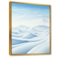 thumbnail image 2 of Designart "Snow-Capped Desert Tranquility" Snow Floater Framed Canvas Prints, 2 of 5