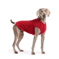 thumbnail image 1 of Gold Paw Stretch Fleece Dog Coat Suéter elástico para mascotas Jersey lavable a máquina para invierno y otoño Rojo 22, 1 of 1