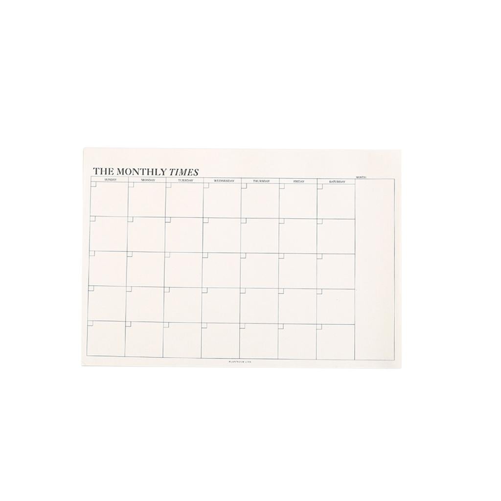 Monthly Calendar Pad Tear-Off Pad Collections Sheets Monthly Tasks ...