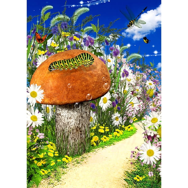 Taladro Diamante Pintura (DB2888) 5D DIY Flores completas Bordado de punto de cruz (C1058) 45x60cm Hugtrwg Para estrenar