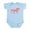 Sky Blue, variant on CafePress - Pink Galloping Heart Horse Body Suit - Baby Light Bodysuit, Size Newborn - 24 Months