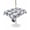 White, variant on Outdoor Tablecloth with Umbrella Hole for Patio/Picnic/Party/Camping, Golf Waterproof Table Cloth Rectangle Table Cover Washable, Modern Geometric Abstract Balls Textured (60"x 84")