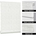 thumbnail image 5 of LazBlinds Cordless Roman Shades for Windows, Blackout Room Darkening Thermal Insulated Window Blinds, Lightweight Fabric Blinds for Indoor Windows, 42" W x 60" H, Off White, 5 of 6