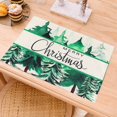 Wyzesi Plastic Placemats Merry Christmas Christmas Placemats 17.3 X 13.