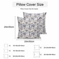 thumbnail image 3 of Waterproof Throw Pillow Covers Set of 2, 20x20 Inch Vintage Coastal Decorative Pillowcases Outdoor Pillow Slip Cushion Covers Set for Couch Tent Blue Grey Starfish Shell Conch, 3 of 7