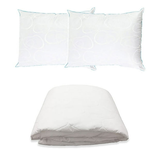 Protector de Colchón Matrimonial UltraSoft Spring Air + 2 Almohadas de Osos
