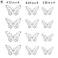 thumbnail image 2 of PULLIMORE 12 Pcs 3D Butterfly Wall Stickers Butterflies Wall Decorations DIY Art Decor for Home Bedroom Living Room TV Background Wall Kitchen Fridge Window&nbsp;(Silver), 2 of 9