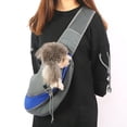 thumbnail image 2 of Portabebés para perros, malla transpirable, portátil, seguro para viajes, bolso de hombro para mascotas con correa de hombro antideslizante ajustable, 2 of 5