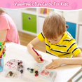 thumbnail image 4 of Juego de tarjetas de San Valentín con cristales de piedras preciosas naturales para niños, 4 of 6
