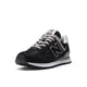thumbnail image 1 of Zapatilla New Balance 574 Core para mujer, color blanco y negro, talla 11 de ancho, 1 of 7
