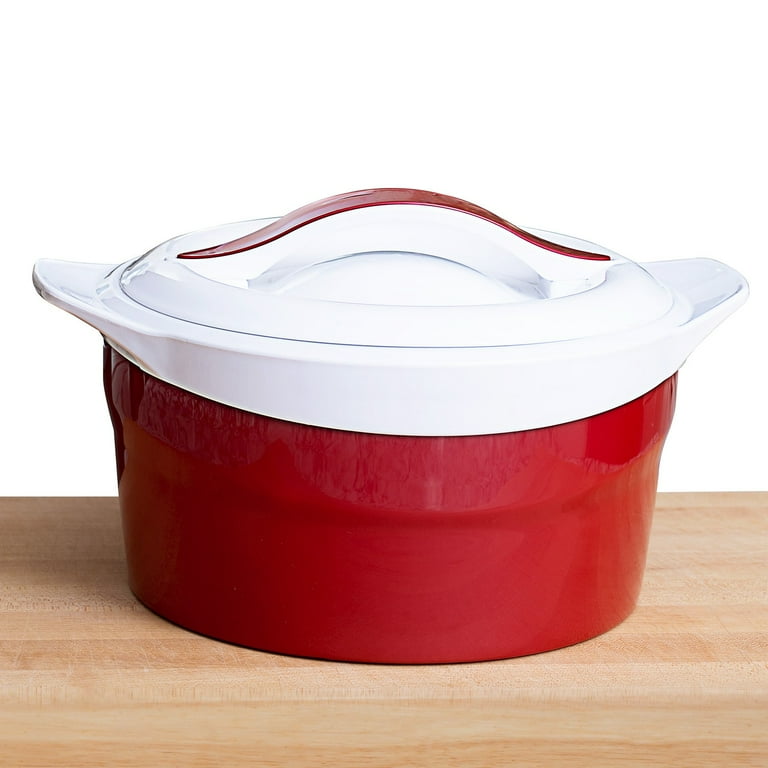 6 HOUR BOWL-9 Cup Capac.Thermal-Keeps Hot Food HOT or Cold Food COLD for 6  HOURS