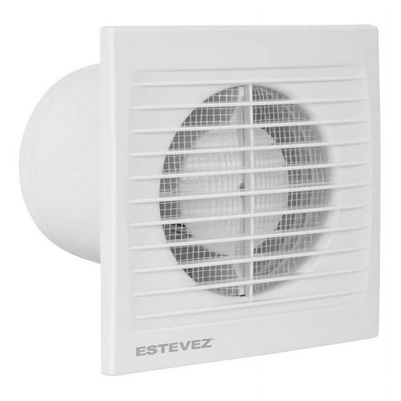 Extractor De Aire Estevez 2504 4'' Muro/techo Blanco