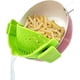 thumbnail image 1 of Clip on Strainer for Pots Pan Pasta Strainer, Silicone Food Strainer Hands-Free Pan Strainer, Clip-on Kitchen Food Strainer for Spaghetti, Pasta, Gro, 1 of 5
