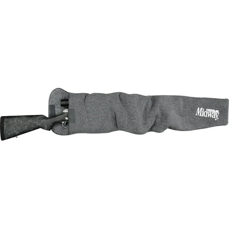 MidwayUSA Silicone-Treated Sherpa-Lined Scoped Rifle Case 40 Dark Gray