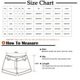thumbnail image 3 of FNFYFH 2025 Summer Shorts for Women Contrast Dolphin Hem Shorts Comfy Buttery Soft Shorts Elastic Waistband Running Shorts Vacation Lounge ClothesS,M,L,XL,XXL, 3 of 5
