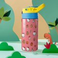 thumbnail image 4 of Kids Insulated Water Bottle - Hello Kitty 16.9 Oz Stainless Steel Travel Bottle with Straw, Double Wall Vacuum Insulated Water Bottles for Boys Girls, 4 of 7