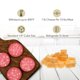 thumbnail image 4 of LZHF® High Temp Swiss Cheese 1 Lb Hi-Temp Cheese For Sausage Making, 1/4" Diced Cube, 400° Temperature High Heat Cheese For Grilling, Salami, Snack Sticks, Summer Sausage, 4 of 5