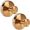 Champagne Bronze, variant on Suction Cup Hooks for Bathroom, Heavy Duty 15 lb Hold, No-Drill Shower Hooks for Glass, Tile & Mirrors, Removable Wall Hooks for Towels & Robes, Polished Chrome, 4 Pack