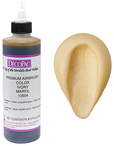 DECOPAC Premium Airbrush Color, Ivory, 8 oz