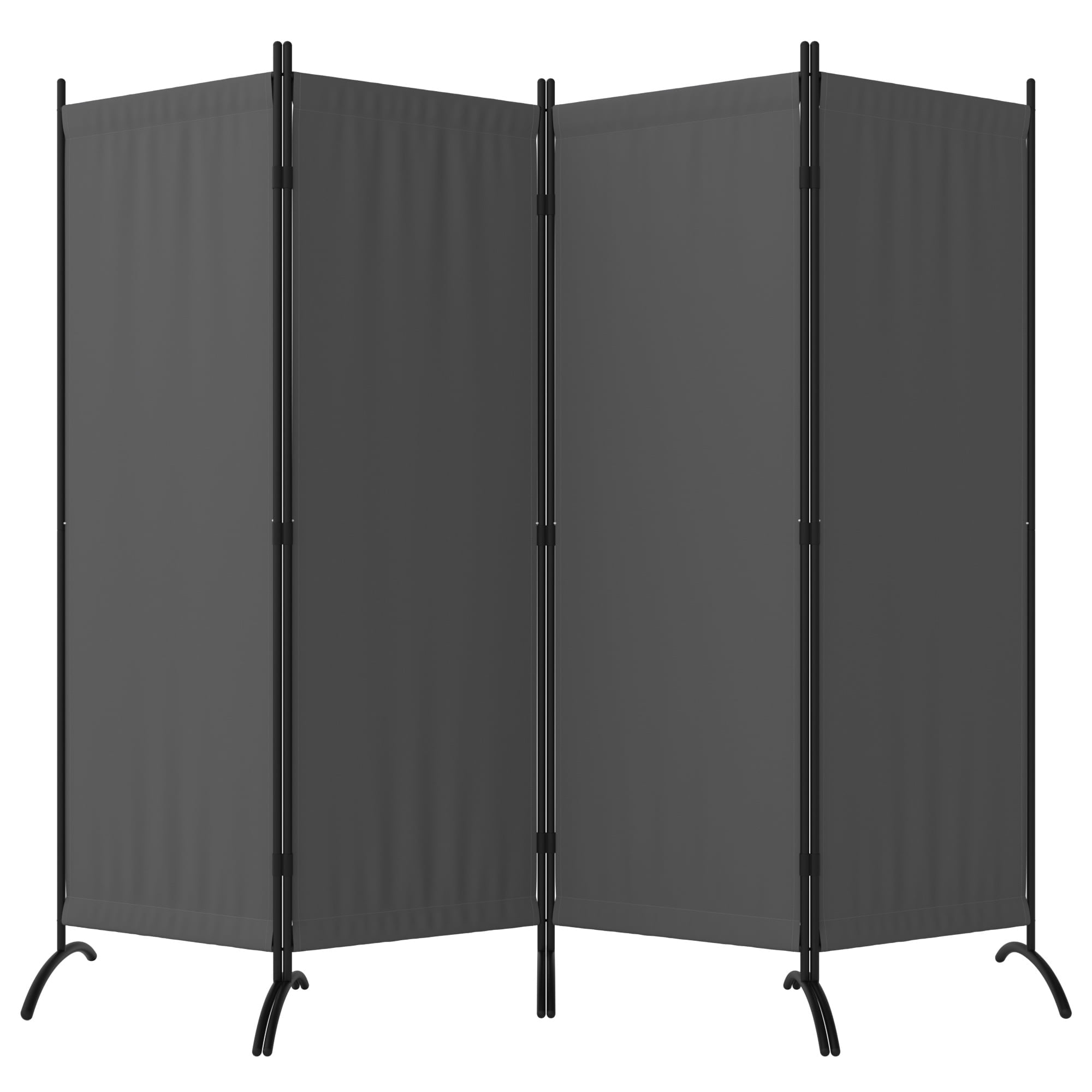 Room Divider 7FT Portable Room Dividers And Folding Privacy Screens, 89'' W Fabric Divider For Room Separation, 4 Panel Partition Room Dividers Freestanding Wall Divider Screen For Dorm Studio Office