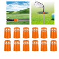 thumbnail image 4 of 12Pcs Golf Iron Ferrules for Taper Tip Iron Ferrules Replacement Wedge Size .355 End Caps Orange, 4 of 9