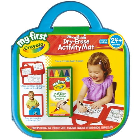 Crayola My First Washable Dry-Erase Activity Mat-