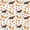 White Brown, variant on Homewish Kawaii Dog Cat Twin Sheets,Pet Love Theme Bedding,White,3-Piece,1 Fitted Sheet and 1 Pillowcase