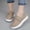 Khaki, variant on School Uniform Girls Classic Loafers Round Toe Soft Comfort Sole Casual Slip on Dress Shoes for Toddler to Big Kids Campus & Daily formal Occasions White 30