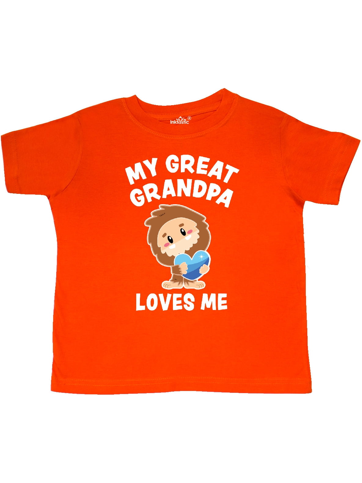 inktastic My Pawpaw Loves Me with Bigfoot Toddler T-Shirt