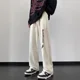 thumbnail image 3 of Pantalones casuales de tendencia para hombre, pantalones rectos nuevos para hombre, ajuste regular, estilo coreano elegante y de moda, ropa de talla grande en oferta, holgados, Y2k, 3 of 4