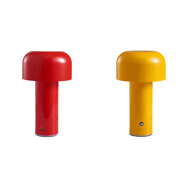 Lámpara LED Noche Carga USB Mesa Hongos para El Del () Rojo