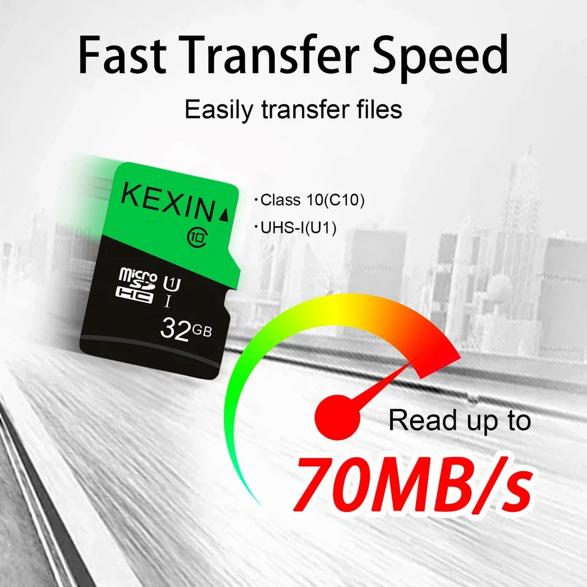 CRESTIN- 2 Pack 32Gb Micro Sd Tf Card Sdhc Class 10 Flash Memory Tf Card For Phone,Camera