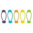 thumbnail image 1 of Bridas de silicona para bolsas HIC Kitchen Stretch and Twist, juego de 10, 1 of 5