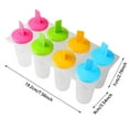 thumbnail image 2 of Plastic Reusable Popsicle Maker, Drip-Guard Handle, Sturdy Base, Compact Design, for Homemade Ice Cream,Yogurt Blends, Family Snacks, 2 of 6