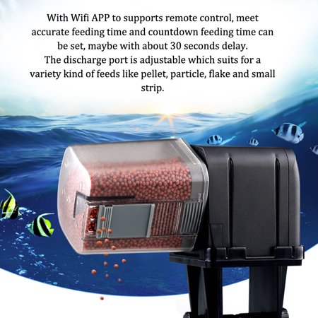 Wifi Remote App Control Automatic Aquarium Fish Can Feeder Time