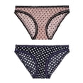 thumbnail image 6 of Curve Muse Women's Sexy Lace Bikini Hipster Panties Mid High Rise Briefs-8PCS-PACKA-M-6, 6 of 7