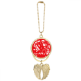 thumbnail image 1 of Porte-clés Animal Rat en Papier Zodiaque Chinois Pendentif Aile d'Ange, 1 of 4