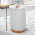 thumbnail image 3 of SereneLife Luxury Electric Bathroom Spa Bucket Towel Warmer, White, 3 of 8