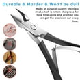 thumbnail image 4 of Cuticle Trimmer Professional - Stainless Steel Cuticle Nipper Professional Cuticle Cutter Cuticle Clippers Scissors Cuticle Remover Manicure Tools, 4 of 6